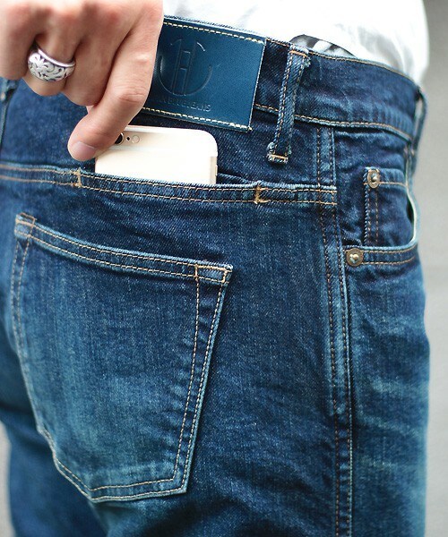 JAPAN BLUE JEANS（ジャパンブルージーンズ）の「【2016-17 A/W新作】ジャパンブルージーンズ ストレッチ素材/JAPAN MADE（デニムパンツ・メンズ・ライトインディゴブルー/ダークインディゴブルー・SS/S/M/L）」の8枚目の写真