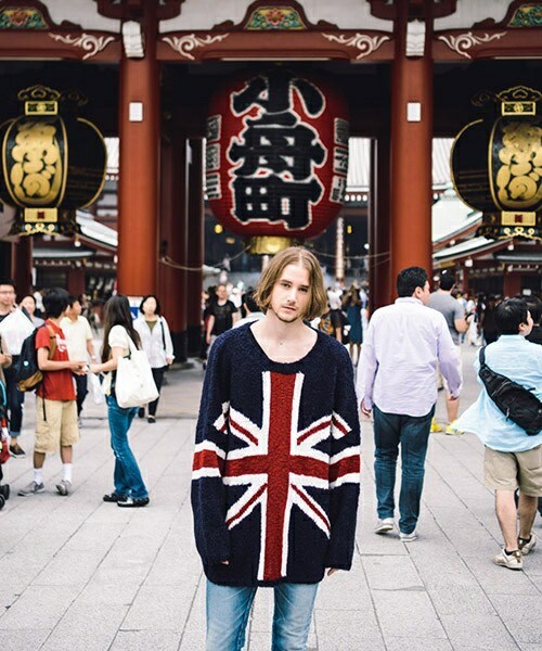 CAMBIO(カンビオ)の「GG16WT-KNT03-Union jack knit ユニオンジャックニット(その他・メンズ・Multi color/Black・1サイズ/2サイズ/3サイズ/4サイズ)」の11枚目の写真