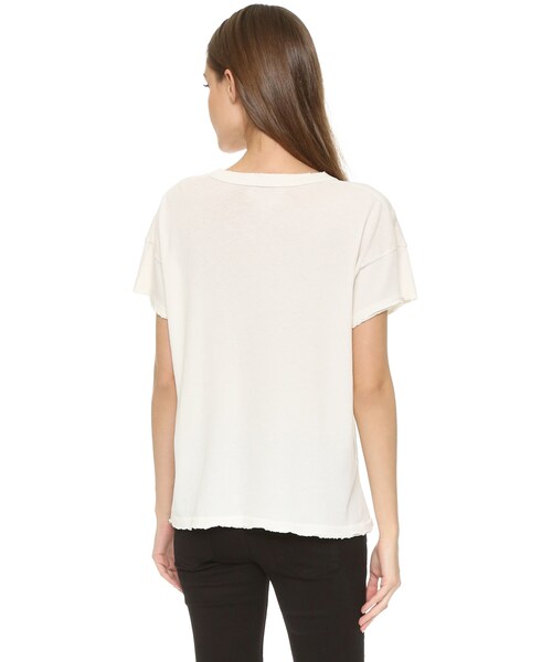 THE GREAT（ザグレイト）の「THE GREAT. The U Neck Tee（Tシャツ/カットソー・レディース・Gray/White・0）」の9枚目の写真