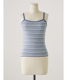 imvely | サマーニットボーダーキャミソール(キャミソール)