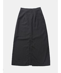 imvely | リネン混センタースリットスカート(スカート)