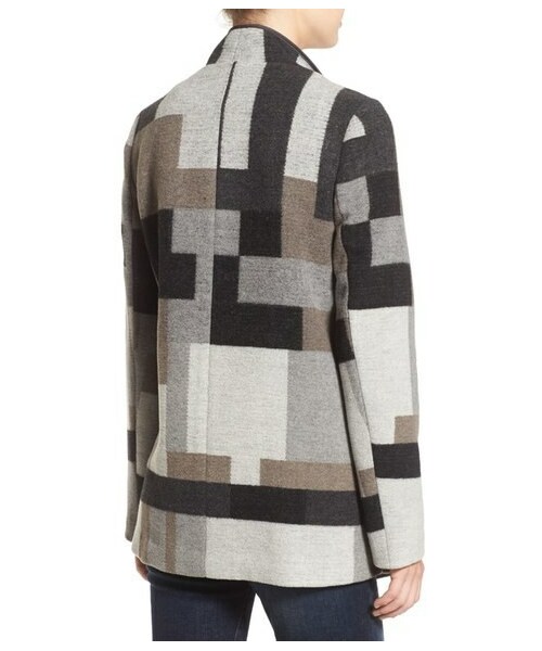 French Connection（）の「French Connection Geometric Print Blanket Coat