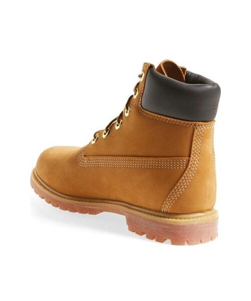 Timberland(ティンバーランド)の「Timberland '6 Inch Premium' Waterproof Boot (Women)(ブーツ・レディース・Orange・Regular 10 M/Regular 11 M/Regular 5.5 M/Regular 6 M/Regular 6.5 M/Regular 7 M/Regular 7.5 M/Regular 8 M/Regular 8.5 M/Regular 9 M/Regular 9.5 M)」の3枚目の写真