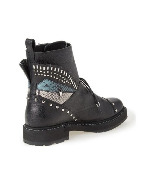 FENDI(フェンディ)の「Fendi 'Bugs' Studded Combat Boot (Women)(ブーツ・レディース・Black・Regular 5.5US / 36EU/Regular 6.5US / 37EU/Regular 7.5US / 38EU/Regular 8.5US / 39EU/Regular 9US / 39.5EU)」の3枚目の写真
