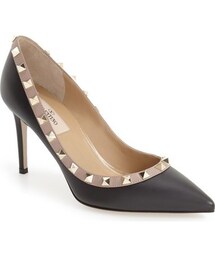 VALENTINO | Valentino 'Rockstud' Pointy Toe Pump (Women)(パンプス)
