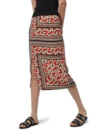 TOPSHOP | Topshop Floral Stripe Midi Skirt(スカート)