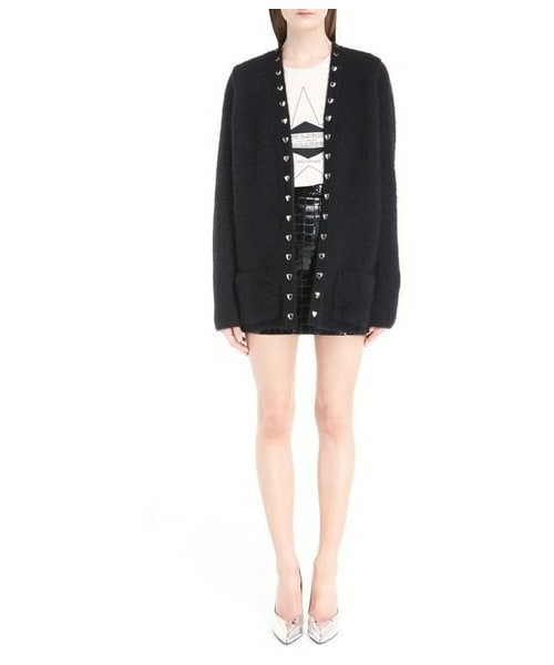 Saint Laurent（サンローラン）の「Saint Laurent Heart Stud Oversize 