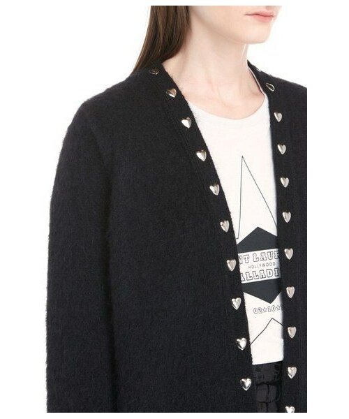 Saint Laurent（サンローラン）の「Saint Laurent Heart Stud Oversize 