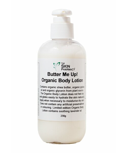 organic body lotion for dry skin