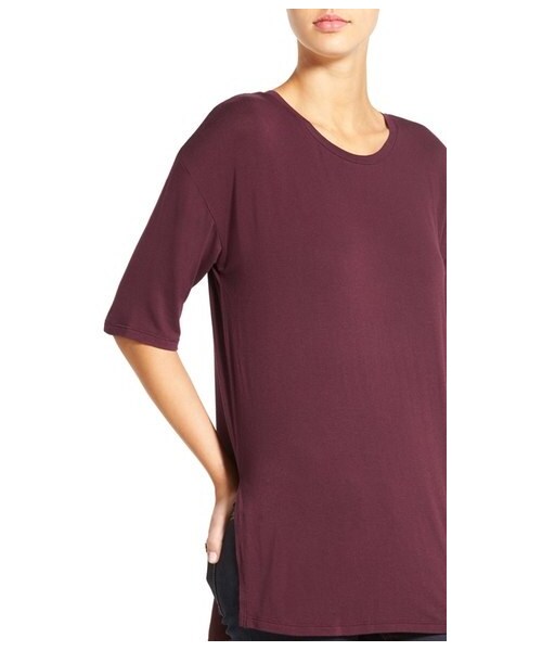 BP（ビーピー）の「BP. Short Sleeve High/Low Tee（Tシャツ/カットソー・レディース・Black/Blue/Purple/Green/White・Regular Large/Regular Medium/Regular Small/Regular X-Large/Regular X-Small/Regular XX-Small）」の13枚目の写真