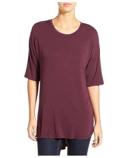 BP（ビーピー）の「BP. Short Sleeve High/Low Tee（Tシャツ/カットソー・レディース・Black/Blue/Purple/Green/White・Regular Large/Regular Medium/Regular Small/Regular X-Large/Regular X-Small/Regular XX-Small）」の5枚目の写真