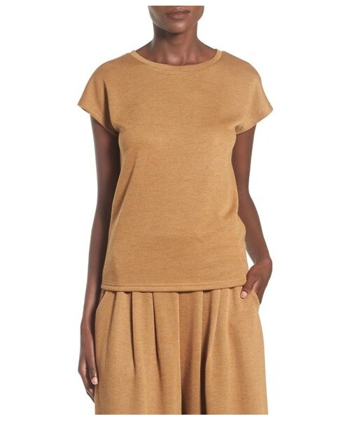 Leith (-)の「Leith Short Sleeve Tee(Tシャツ/カットソー・レディース・Brown/Gray・Regular Large/Regular Medium/Regular Small/Regular X-Large/Regular X-Small)」の1枚目の写真