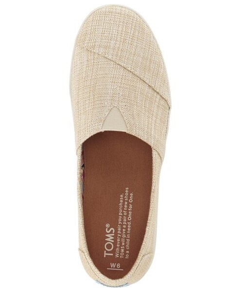 TOMS（トムス）の「TOMS 'Avalon' Slip-On (Women)（スニーカー・レディース・Gray/Beige・Regular 10 M/Regular 11 M/Regular 5 M/Regular 5.5 M/Regular 6 M/Regular 6.5 M/Regular 7 M/Regular 7.5 M/Regular 8 M/Regular 8.5 M/Regular 9 M/Regular 9.5 M）」の4枚目の写真