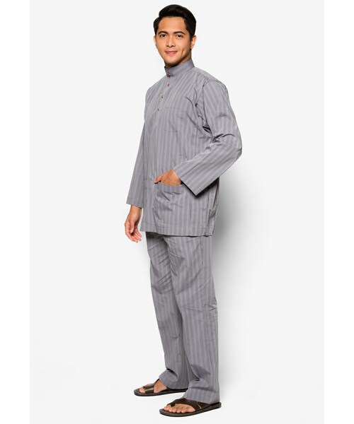 TRADISI by Bon Zainal (Classic Collection)(-)の「Pujangga Classic Collection Baju Melayu(その他・メンズ・Grey・S/M/L/XL)」の2枚目の写真