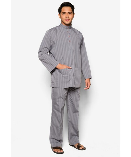 TRADISI by Bon Zainal (Classic Collection)(-)の「Pujangga Classic Collection Baju Melayu(その他・メンズ・Grey・S/M/L/XL)」の1枚目の写真