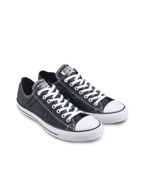 CONVERSE（コンバース）の「Chuck Taylor All Star Slub Wash Ox Sneakers（シューズ・メンズ・Black/White・6/7/8/9/10/11）」の4枚目の写真