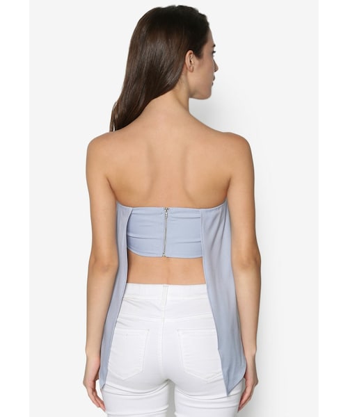 LASH（ラッシュ）の「不對稱抹胸小可愛（その他・レディース・淺紫色・S/M/L）」の3枚目の写真