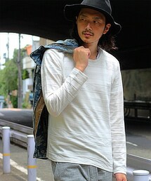 glory crew | ネイティブ柄リンクスロンT(Tシャツ/カットソー)