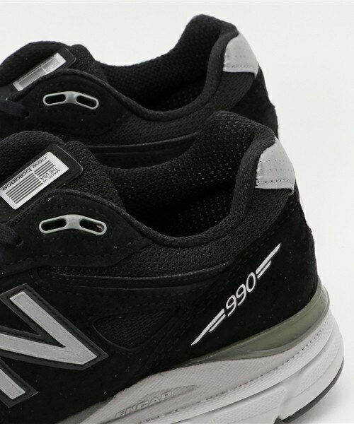 NEW BALANCE（ニューバランス）の「USA製 メンズ ニューバランス new balance M990 BK4（スニーカー・メンズ・ブラック・26.5cm/27cm/27.5cm）」の8枚目の写真