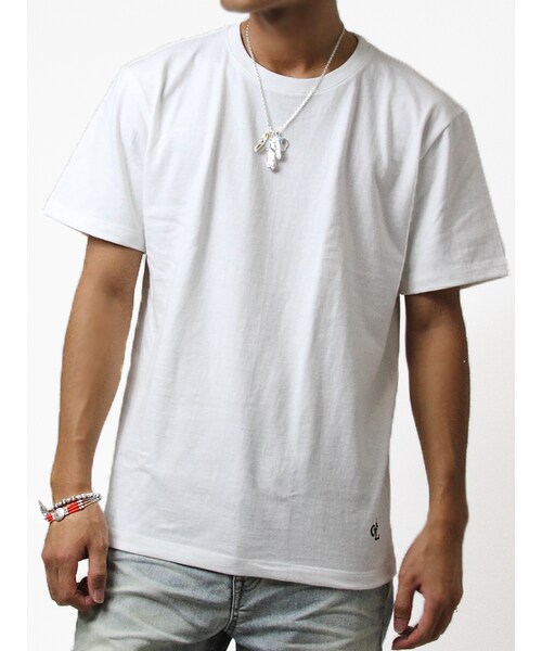 JACKROSE（ジャックローズ）の「カリフォルニアロゴUネックTEE（トップス・メンズ・ブラック/ホワイト/ピンク/ブルー・M/L/XL）」の2枚目の写真