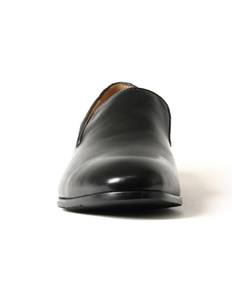 JACKROSE(ジャックローズ)の「レザースリップオンシューズ(シューズ・メンズ・ブラック/ベージュ/ブラウン・M/L)」の3枚目の写真