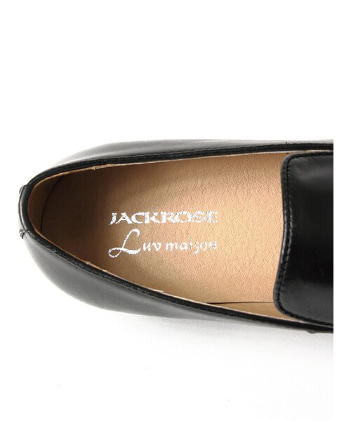 JACKROSE(ジャックローズ)の「レザースリップオンシューズ(シューズ・メンズ・ブラック/ベージュ/ブラウン・M/L)」の10枚目の写真