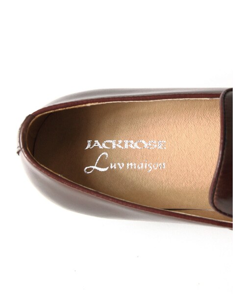JACKROSE(ジャックローズ)の「レザースリップオンシューズ(シューズ・メンズ・ブラック/ベージュ/ブラウン・M/L)」の20枚目の写真