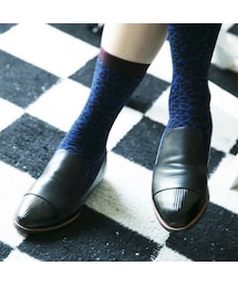 pelleterno | pelleterno(ペレテルノ) ガラスレザー　スリッポン(ドレスシューズ)