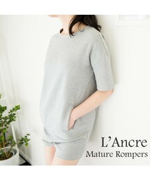L'Ancre | L'Ancre (アンカー）マチュアロンパース(Tシャツ/カットソー)