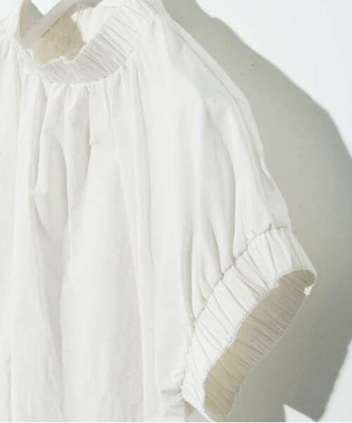 UN3D.（アンスリード）の「NACK GATHER BLOUSE/ネックギャザーブラウス 