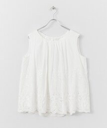 URBAN RESEARCH DOORS | 刺繍ノースリーブプルオーバー(トップス)