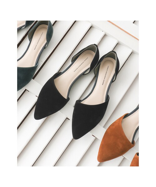 URBAN RESEARCH DOORS(アーバンリサーチドアーズ)の「【予約】ポインテッドセパレートシューズ(シューズ・レディース・GREEN/BROWN/BLACK・36/36.5/37/37.5)」の6枚目の写真