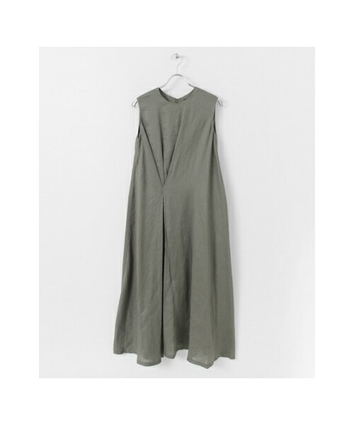 【新品】URBAN RESEARCH ノースリーブロングワンピース ベージュ URBAN RESEARCH（アーバンリサーチ）の「ノースリーブカット