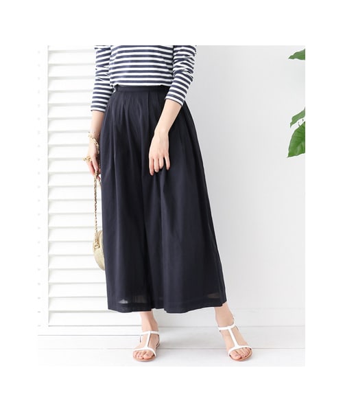アーバンリサーチドアーズ コットンボイルワイドパンツ URBAN RESEARCH DOORS（アーバンリサーチドアーズ）の「コットン