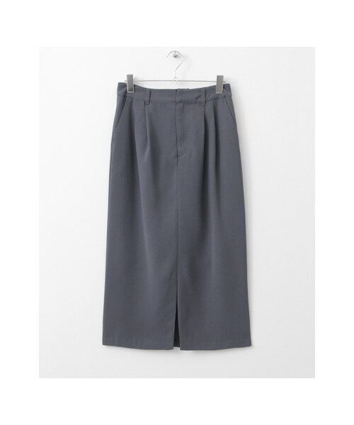 KBF(ケイビーエフ)の「KBF+ フロントスリット2タックスカート(スカート・レディース・BLUE/D.ORANGE/BEIGE・one)」の1枚目の写真