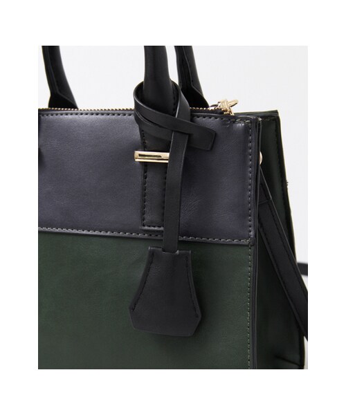 KBF(ケイビーエフ)の「KBF+ バイカラーミニBAG(バッグ・レディース・NAVY/WINE・one)」の9枚目の写真