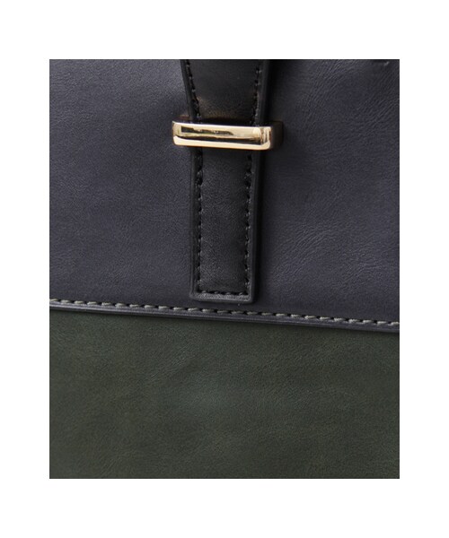 KBF(ケイビーエフ)の「KBF+ バイカラーミニBAG(バッグ・レディース・NAVY/WINE・one)」の11枚目の写真