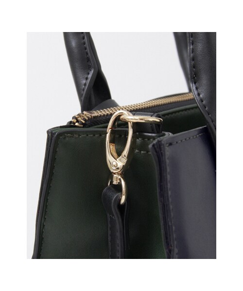 KBF(ケイビーエフ)の「KBF+ バイカラーミニBAG(バッグ・レディース・NAVY/WINE・one)」の14枚目の写真