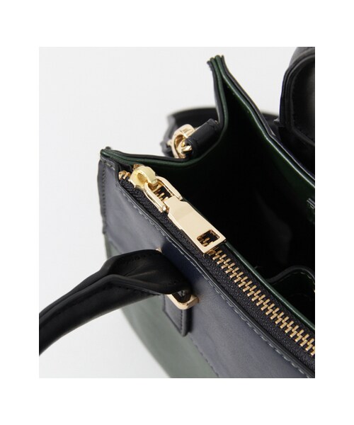 KBF(ケイビーエフ)の「KBF+ バイカラーミニBAG(バッグ・レディース・NAVY/WINE・one)」の16枚目の写真