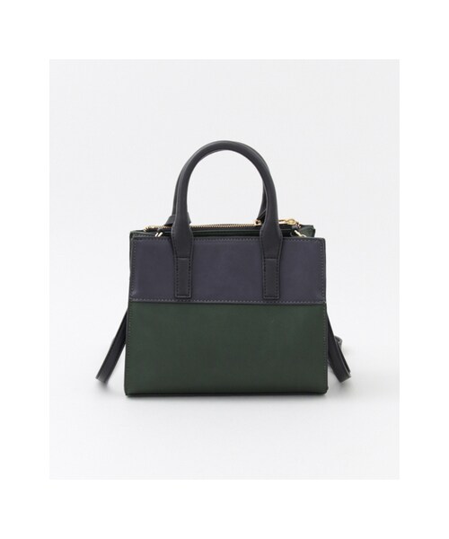 KBF(ケイビーエフ)の「KBF+ バイカラーミニBAG(バッグ・レディース・NAVY/WINE・one)」の6枚目の写真