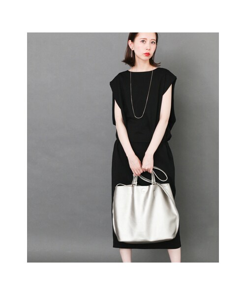 KBF（ケイビーエフ）の「トートバッグ（バッグ・レディース・SILVER/PINK/GRAY/BLACK・one）」の10枚目の写真