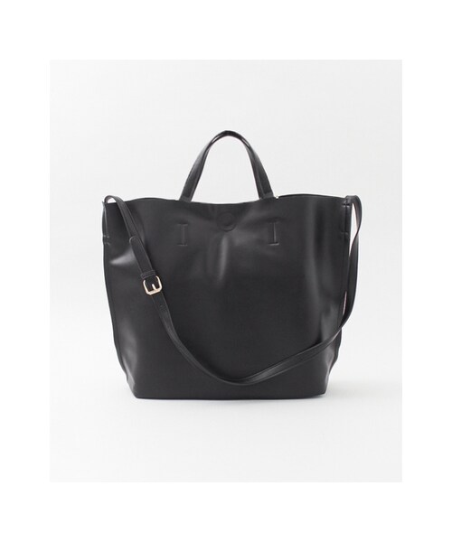 KBF（ケイビーエフ）の「トートバッグ（バッグ・レディース・SILVER/PINK/GRAY/BLACK・one）」の2枚目の写真