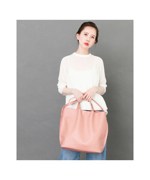 KBF（ケイビーエフ）の「トートバッグ（バッグ・レディース・SILVER/PINK/GRAY/BLACK・one）」の19枚目の写真