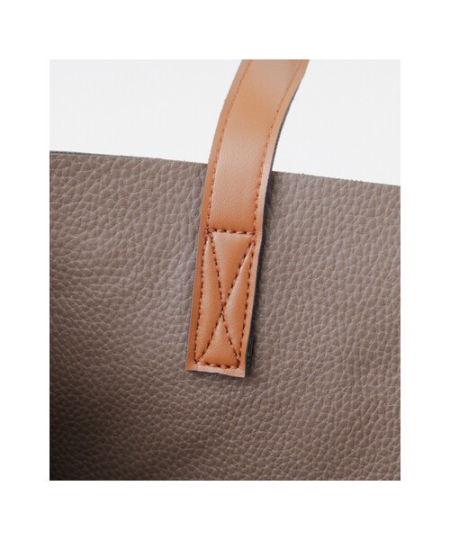 KBF(ケイビーエフ)の「【予約】KBF+ シカクトートBAG(バッグ・レディース・GRAY/BROWN/BLACK・one)」の22枚目の写真