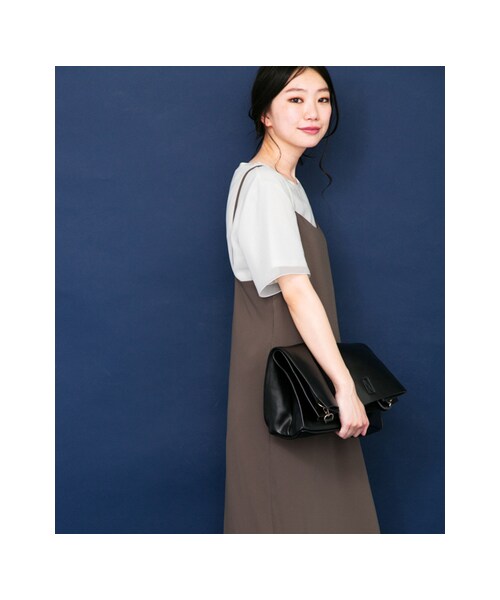 KBF(ケイビーエフ)の「【予約】KBF+ シカクトートBAG(バッグ・レディース・GRAY/BROWN/BLACK・one)」の5枚目の写真