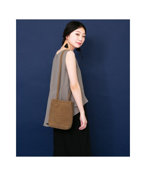 KBF（ケイビーエフ）の「【予約】KBF+ スエードミニBAG（バッグ・レディース・PURPLE/NAVY/CAMEL・one）」の12枚目の写真