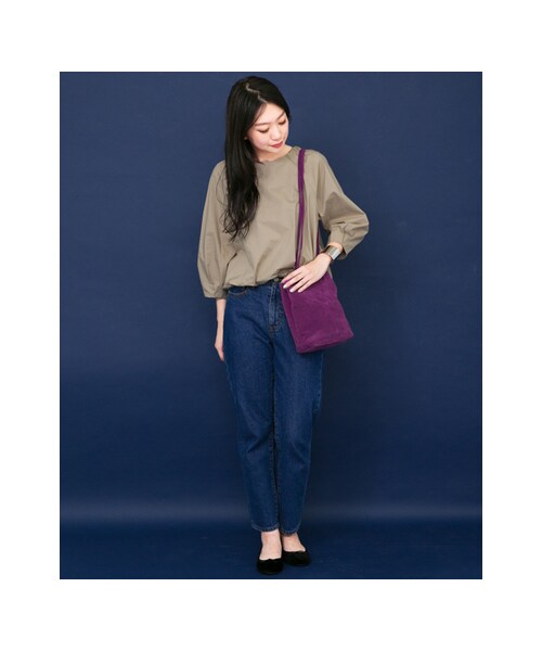 KBF（ケイビーエフ）の「【予約】KBF+ スエードミニBAG（バッグ・レディース・PURPLE/NAVY/CAMEL・one）」の6枚目の写真