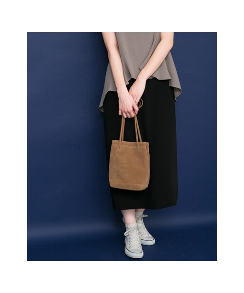 KBF（ケイビーエフ）の「【予約】KBF+ スエードミニBAG（バッグ・レディース・PURPLE/NAVY/CAMEL・one）」の10枚目の写真