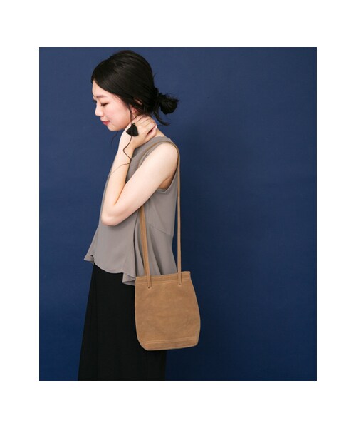 KBF（ケイビーエフ）の「【予約】KBF+ スエードミニBAG（バッグ・レディース・PURPLE/NAVY/CAMEL・one）」の11枚目の写真