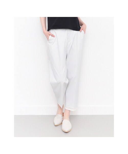 KBF（ケイビーエフ）の「ヘムレイヤードパンツ（パンツ・レディース・WHITE/NAVY/BLACK・36/38）」の6枚目の写真